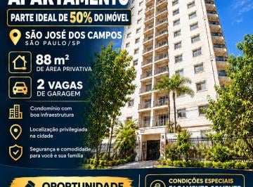 Apartamento de 3 quartos, São José dos Campos · Apartamento de 88 m² com 3 quartos em leilão no Parque Residencial Aquarius