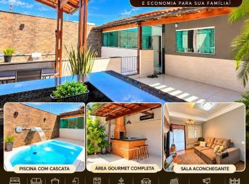 Casa de 2 quartos, Serra · Casa Linear à Venda em Planície da Serra | Piscina, Área Gourmet e Energia Solar | R$ 750 Mil