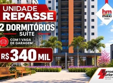 Apartamento de 2 quartos, Limeira · HM MAXI LIMEIRA - REPASSE APENAS 340.000,00 - Entrega em Fevereiro 2027