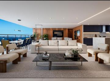 sala ampliada · Apartamento de 162,22 m² com 4 suítes e varanda gourmet em Santa Luíza, Vitória