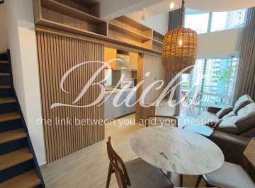 Apartamento · 55m² · 1 Quarto · 1 Vaga · DUPLEX A VENDA E MOEMA/ VILA NOVA CONCEIÇÃO - MOBILIADO