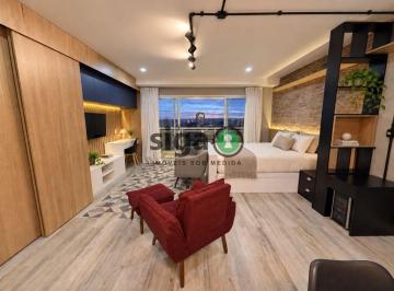 Apartamento · 42m² · 1 Quarto · 1 Vaga · APARTAMENTO PARA LOCAÇÃO , REFORMADO E MOBILIADO STUDIO COM 1 VAGA - CHÁCARA SANTO ANTÔNIO