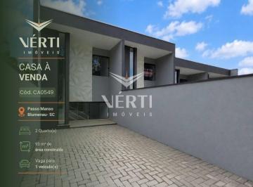 ab31a51f4bcf70fba830fdee878b20bb80cd9097 · Casa Nova com 2 Dormitórios, Terreno nos Fundos e Potencial de Ampliação no Passo Manso – Blumenau