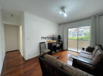 Sala de Estar · Apartamento com 2 dormitórios para alugar, 89 m² por R$ 3.420,00/mês - Barcelona - São Caetano do Su