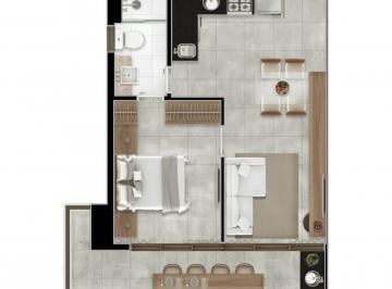Apartamento · 45m² · 1 Quarto · 1 Vaga · Apartamentos à venda em Meireles, Fortaleza | 1 quarto com 45 m²