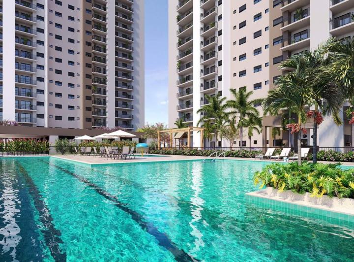 Imóvel novo horizontal , Paulínia · Apartamento 2 e 3 Quartos em Paulínia, São Paulo - Floravita Residencial Clube