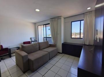 Apartamento · 52m² · 1 Quarto · 1 Vaga · APARTAMENTO MOBILIADO À VENDA EM PONTA NEGRA – VISTA PARA O MAR E MORRO DO CAREC