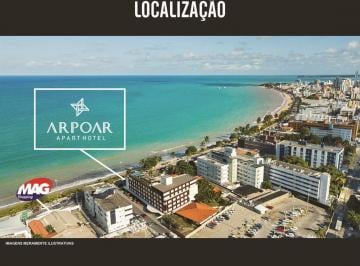 Apartamento de 1 quarto, João Pessoa · INVESTIMENTO PRONTO NA BEIRA-MAR DE MANAÍRA | Flat 102 – Arpoar Apart Hotel