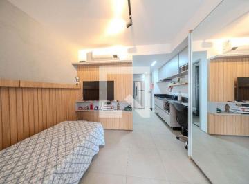Sobre o imóvel: Studio totalmente mobiliado com marcenaria de qualidade, cooktop · Apartamento para Aluguel - Consolação, 1 Quarto, 27 m2 - São Paulo