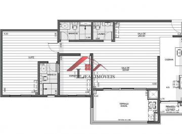 Apartamento · 90m² · 2 Quartos · 2 Vagas · Apartamento para venda em Jardim de 90.00m² com 2 Quartos, 2 Suites e 2 Garagens