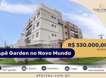 Apartamento de 1 quarto, Curitiba · APARTAMENTO GARDEN NO NOVO MUNDO | 66 m² | 1 QUARTO | VAGA COBERTA