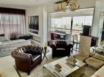 Apartamento · 180m² · 2 Quartos · 3 Vagas · Cobertura no Anália Franco, com 180m², sendo 2 suítes, 3 vagas, Varanda Gourmet com Jacuzzi;