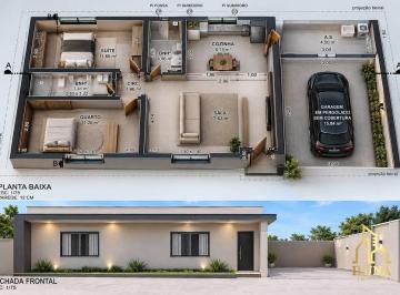7873e8653bac522f408a579d8d433841cfbfa160 · Casa com 2 dormitórios à venda, 75 m² por R$ 360.000,00 - Canellas City - Iguaba Grande/RJ