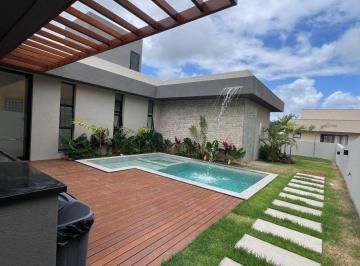 Casa de 4 quartos, Camaçari · Casa Térrea 4 Suítes com Piscina e Energia Solar – Alphaville Litoral Norte 3