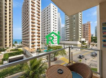 Sacada · Apartamento à beira mar com 3 quartos (1 suíte), 1 vaga à venda em Jardim Astúrais, Guarujá