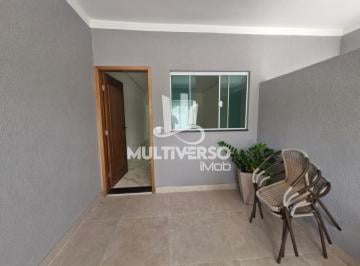 Casa · 76m² · 2 Quartos · 2 Vagas · Casa à venda em Praia Grande, no Sítio do Campo, com suíte e churrasqueira