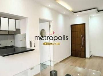 Sala · Apartamento reformado com suíte no Barcelona – São Caetano do Sul