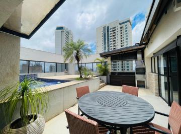 Apartamento · 232m² · 3 Quartos · 3 Vagas · Cobertura Duplex à Venda no Vila da Serra – 3 quartos , pé-direito duplo , 3 vagas , piscina