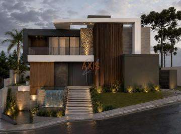 Casa · 716m² · 5 Quartos · 6 Vagas · Casa de 4 Suítes à Venda no Condomínio Villa Toscana | Santa Felicidade Curitiba