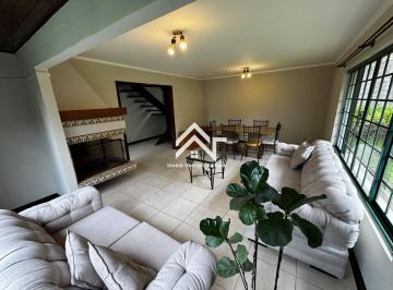 Excelente Imóvel Mobiliado – 3 Dormitórios (1 Suíte) com Lareira e Áre · Casa com 3 dormitórios para alugar, 121 m² por R$ 5.303,00/mês - Portal dos Nobres - Atibaia/SP