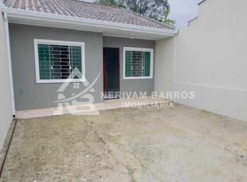 Casa · 81m² · 2 Quartos · 1 Vaga · Casa com 2 quartos na Planta Deodoro, Piraquara. Com área externa privativa.