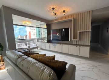 Apartamento · 132m² · 3 Quartos · 2 Vagas · Apartamento para locação, 3 quartos, mobiliado, Tambaú, João Pessoa - PB.