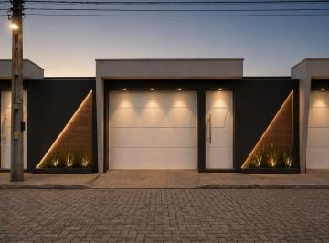 Casa · 136m² · 3 Quartos · 2 Vagas · Casa plana com 3 suítes e espaço gourmet em Guaribas, Eusébio