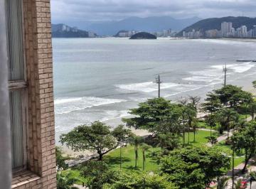 Apartamento de 1 quarto, Santos · Kitnet 27m² vista mar, reformada com planejados à venda no Embaré