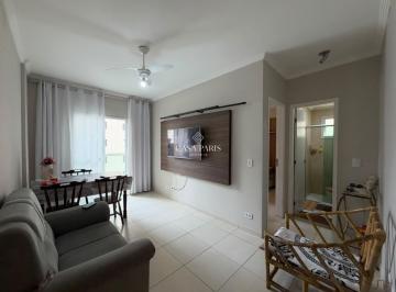 Apartamento · 47m² · 1 Quarto · 1 Vaga · Apartamento mobiliado à venda no Boqueirão, Praia Grande – 1 quarto e lazer completo