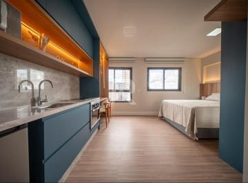 Apartamento · 20m² · 1 Quarto · Studio Mobiliado, Novo e Face Norte para Alugar, 20 m² - Água Verde - Curitiba/PR