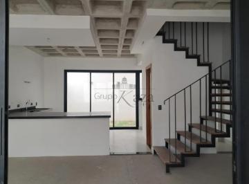 sala integrada a cozinha · Casa em condomínio- Sobrado - Jardim das Indústrias - 3 Dormitórios - 150m²