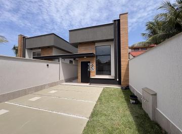 Casa · 105m² · 3 Quartos · 2 Vagas · Casa 3 quartos com suíte, 2 vagas terreno de 300 m² no Barroco, Itaipuaçu–Maricá