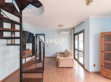 Apartamento 120m² Aluguel Menino Deus · Cobertura Semimobiliado 1 dormitório no bairro Menino Deus