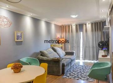 Sala · Morar no Centro de SBC: 80m², Lazer, Portaria 24h e 2 Vagas – Excelente Localização