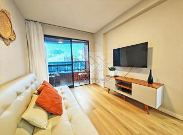 Compre Apartamento à venda em Boa Viagem, a passos da praia. Com 53m², 2 quartos, 1 suite, porteira fechada, andar alto, mobiliado. Agende com Leicam maciel. · Porteira Fechada, Localização incrível e 2 quartos (1 suíte)