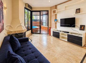 Apartamento en Aluguel de 1 quarto Vila Suzana · Flat para alugar em Morumbi de 78.00m² com 1 Quarto, 1 Suite e 2 Garagens