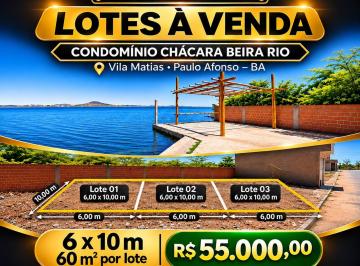 Terreno 60m² Venda  · Lotes à venda Condominio Chácara Beira Rio