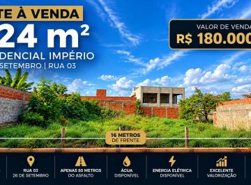 Terreno , Vicente Pires · Lote 524m² à Venda no 26 de Setembro – Rua 03, Residencial Império, Condomínio Fechado