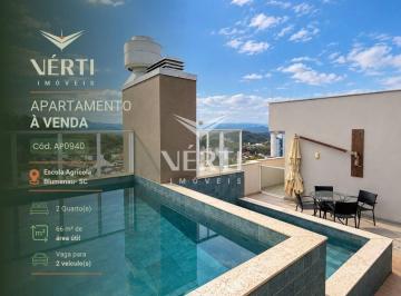 0950ddf6d9a1a6108fd7a7ff318abb7716d2bd8e · Apartamento com 2 dormitórios à venda, 66 m² por R$ 479.000,00 - Escola Agrícola - Blumenau/SC