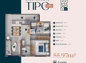 Photo 1 · Apartamento à venda em Cândida Câmara com 56m², 2 Quarto(s) e 1 Vaga(s).
