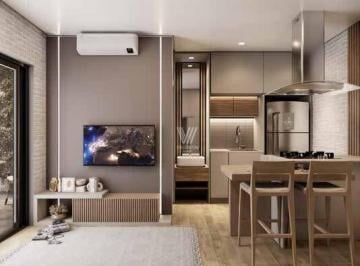 img5 · Studio | 1 dormitório | 23 m² privativos | 34 m² totais | Sacada | Mezanino | Hidromassagem | Ar-con