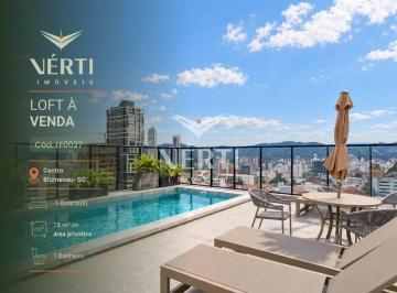 1bd1815a308eadd9f7c365b03adaaee696eda525 · Loft com 1 dormitório à venda, 28 m² no Centro de Blumenau