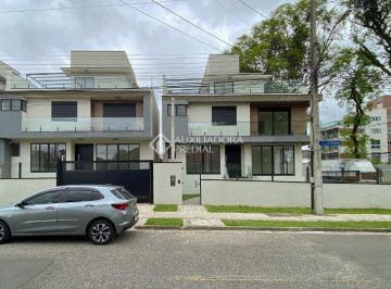 Casa · 257m² · 3 Quartos · Sobrado triplex novo com elevador privativo, 257 m², 3 quartos e terraço gourmet no Santa Quitéria