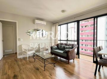 1 · Apartamento mobiliado na Vila Madalena no Residencial Harmonia com 45m², 1 suíte e 1 vaga