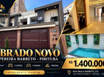 Casa · 170m² · SOBRADO NOVO - VILA PEREIRA BARRETO - EM PIRITUBA - Conforto e sofisticação.