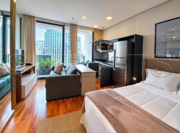 Apartamento · 36m² · 1 Quarto · 1 Vaga · Luxo no Itaim Bibi: 65m² com Varanda e Serviços Premium no FL Residence