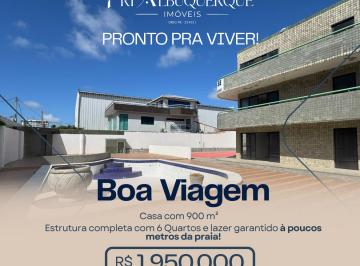 Casa de 6 quartos, Recife · Oportunidade para Venda! Em Boa Viagem! | 100 metros do mar com espaço de sobra e conforto.