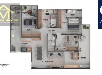 Apartamento · 113m² · 4 Quartos · 2 Vagas · Imoveis - Na Praia Da Costa