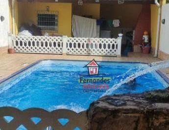 UKt3nlfMusGGforYdIWPT7R0k9Fu8V34.jpg · Casa Térrea Com Piscina Mais Edícula, Com 2 Dormitórios À Venda, 129 m² por R$720.000 - Caiçara -