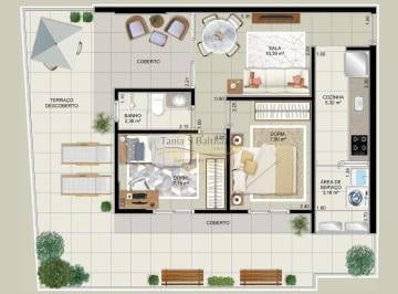 Apartamento · 53m² · 2 Quartos · 1 Vaga · Apartamento Garden Com 2 Dormitórios À Venda - Embaré - Santos/sp